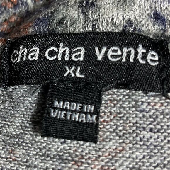 Cha Cha Vente Paisley Scoop Neck Tunic Top XL - Picture 7 of 9